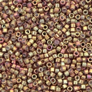Perline Miyuki Delica 11/0 Metallic iris earth batik gold DB-1010