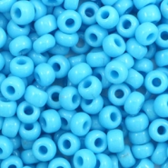 Rocailles Miyuki 6/0 Opaque turquoise blue 6-413