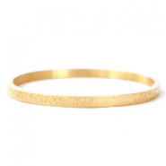 Bracciali in acciaio inossidabile con stampa leopardo oro