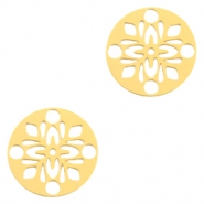 Pendenti in stile bohémien 14 mm rotondo oro
