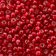 Rocailles Miyuki 8/0 Silverlined ruby 8 - 11