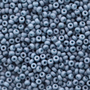 Rocailles Miyuki 11/0 Opaque matte luster light denim blue 11 - 2038