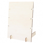 Espositore per bigiotteria legno per collane naturale (colore naturale di legno)