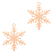 Pendenti in stile bohémien fiocco di neve oro rosa
