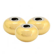 Perline in acciaio inossidabile 4mm oro