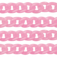 Catena in acrilico 19mm rosa
