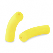 Perline in acrilico tubo giallo ardente