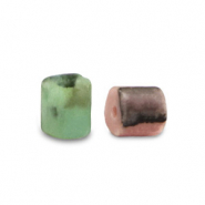 Perline di pietra naturale Marmo a dischetto 3x2mm marmo verde menta