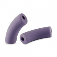 Perline in acrilico tubo opaca viola paisley