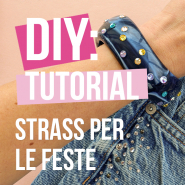 DIY con strass per le feste
