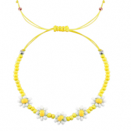 Braccialetti alla moda fiore giallo-blanco