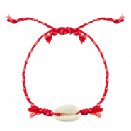 Braccialetti alla moda conchiglia ciprea rosa-viola
