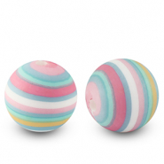 Perline di silicone 15mm multicolore