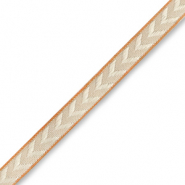 Nastro con testo freccia marrone pietra arenaria