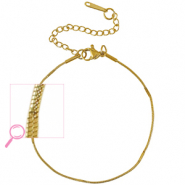 Bracciali in acciaio inossidabile oro