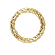 Componenti anello brisé portachiavi con spirale oro