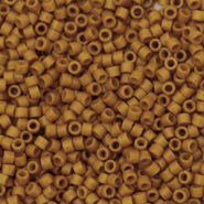 Perline Miyuki Delica 11/0 Opaque dyed pumpkin brown DB-653