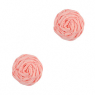 Pendenti in rafia 12mm rosa chiaro