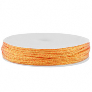 Coda di topo intrecciato 1mm arancione metallico