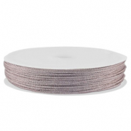Coda di topo intrecciato 1mm viola chiaro metallico