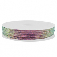Coda di topo intrecciato 0,8mm viola metallico