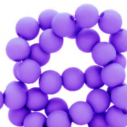 Perline in acrilico 4 mm viola scuro
