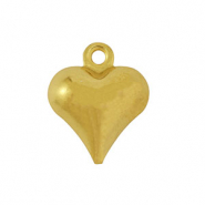 Ciondoli in acciaio inossidabile cuore oro