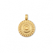 Ciondoli in acciaio inossidabile sole oro