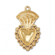 Ciondoli di metallo cuore oro