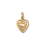 Ciondoli di metallo cuore oro
