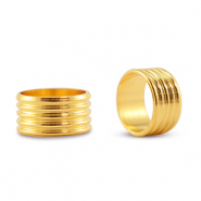 Passanti di metallo DQ anello con scanalatura oro (privo di nichel)