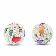 Perline in stile bohémien tonda multicolore chiaro