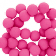 Perline in acrilico 8 mm fucsia