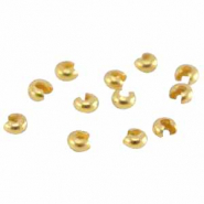Coprischiaccini di metallo DQ 3mm oro (privo di nichel)