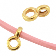 Pendente di metallo DQ Ø2.2mm con anellino oro (privo di nichel)