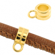 Anello di metallo DQ Ø3.8mm con 1 anellino oro (privo di nichel)