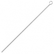 Chiodini a occhiello di metallo DQ 70mm argento antico (privo di nichel)