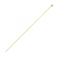 Chiodini a pallina di metallo DQ 50mm oro (privo di nichel)