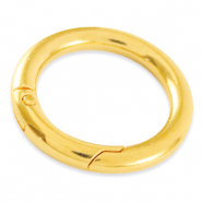 Componenti di metallo DQ anello brisé per portachiavi 35 mm oro (privo di nichel)