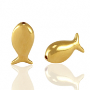 Perline di metallo DQ pesce oro (privo di nichel)