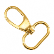 Componenti di metallo DQ portachiavi 39mm oro (privo di nichel)