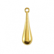 Ciondoli di metallo DQ goccia oro (privo di nichel)