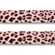 Bandana leopardo rosa chiaro-rosa-nero