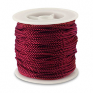Cordoncino alla moda 2mm rosso scuro