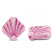 Perline Rep. Ceca diafan 17mm rosa-fucsia
