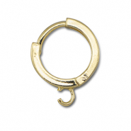 Metallo TQ in ottone cerchio con anellino oro