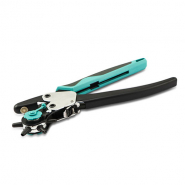 Pinza rotonda per forare turchese-nero