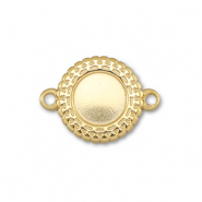 BY31® Distanziatore in acciaio inossidabile con castone per SS30 fondo piatto oro