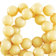 Perline in acrilico 6 mm lucido giallo narcisco