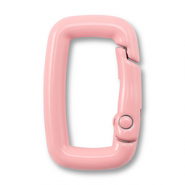 Componenti colorati brisé portachiavi rettangolo rosa chiaro